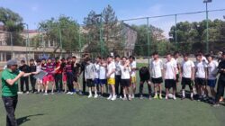 Команда учащихся ШГ ГПН №4, заняла 3 место в турнире по футболу.